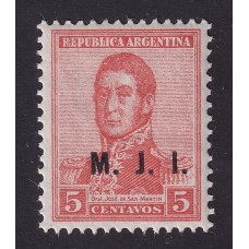 ARGENTINA SERVICIO OFICIAL GJ 376 ESTAMPILLA NUEVA MINT U$  1,12